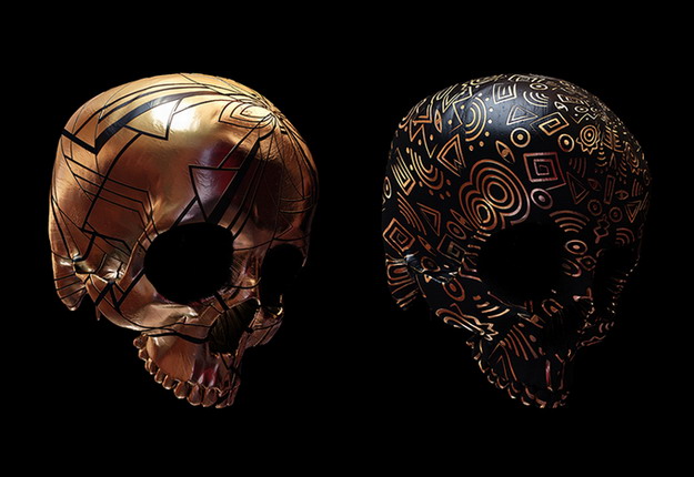 Цифровые черепа с узорами от Billy Bogiatzoglou