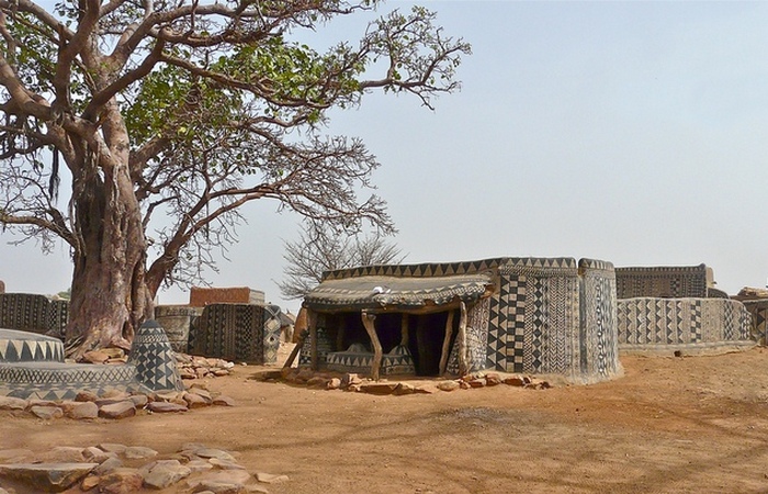 Необычные дома в африканских деревнях