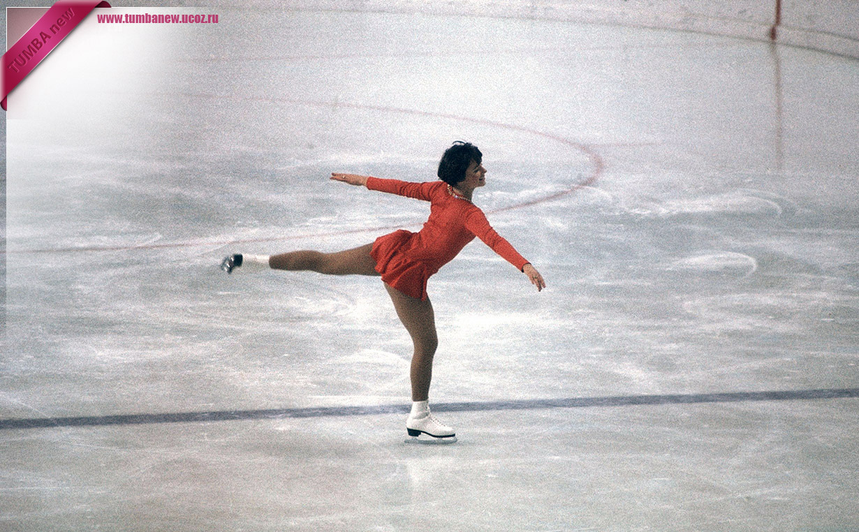 Австрия. Инсбрук, Тироль. 13 февраля 1976 года. Американская фигуристка Дороти Хэмилл во время соревнований. (AP Photo)