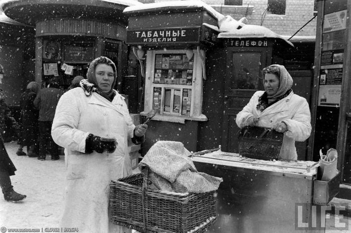 Зимняя Москва глазами американца. Фотограф Carl Mydans. 1959г.