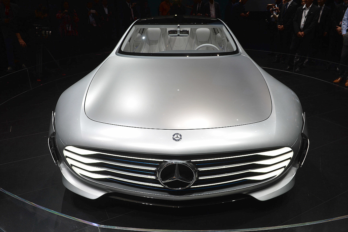 Аэродинамический автомобиль будущего Mercedes-Benz IAA