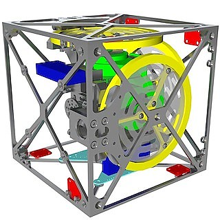 Робот-куб, умеющий мастерски балансировать на одном ребре