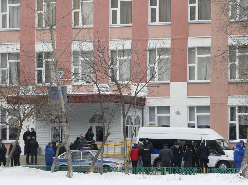Стрельба в московской школе (8 фото + HD-видео)