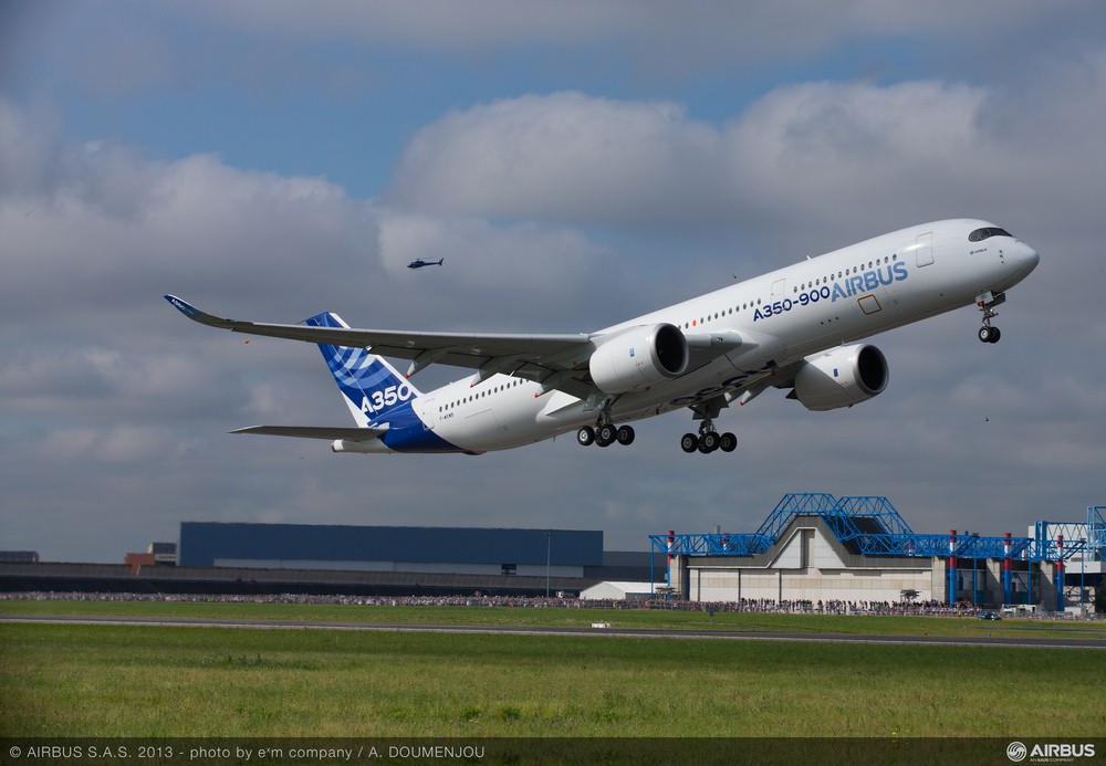 Демонстрационный полет на Airbus A350