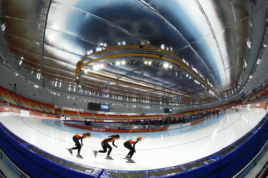 В субботу, 8 февраля, на Олимпийских играх в Сочи прошли соревнования по скоростному бегу на коньках.