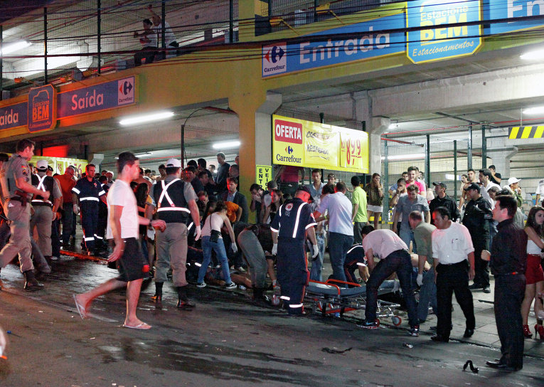 В результате пожара в бразильском клубе погибли 245 человек